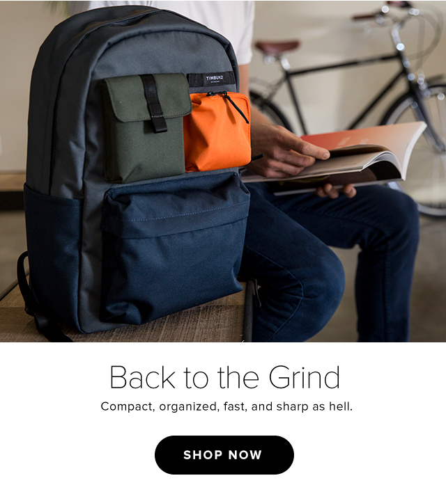 Back to the grind - Compact, organized, fast, and sharp as hell. - Shop Now